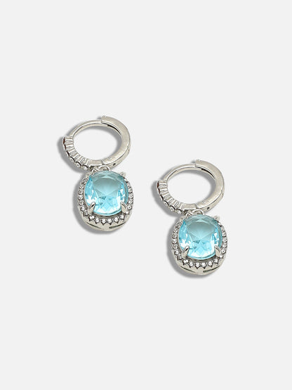 GOLD PLATED PARTY DESIGNER STONE DROP EARRING FOR WOMEN