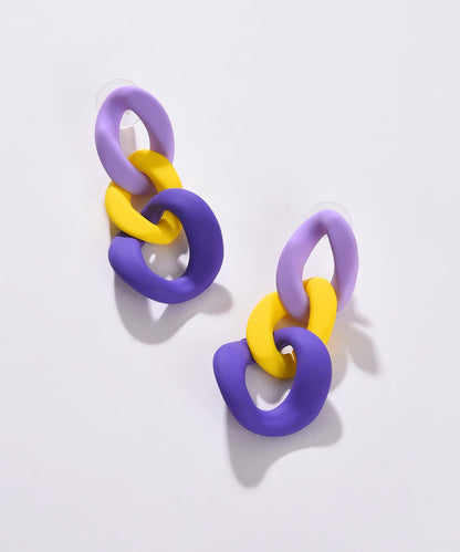 Tie-Dye Tassel Earrings