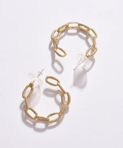 Pack of 2 Silver Plated Designer Hoop Earring