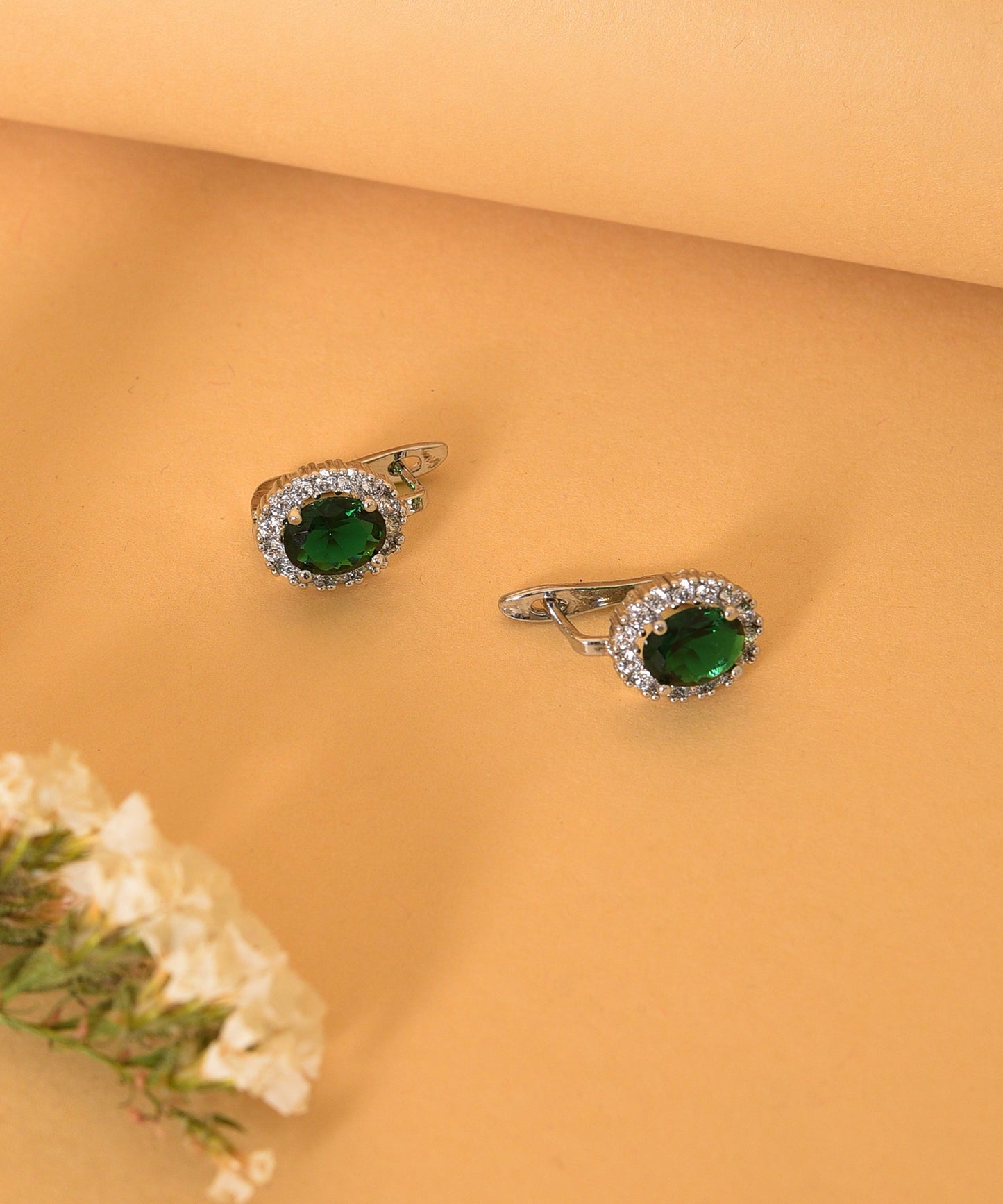 Jade Sparkle Studs