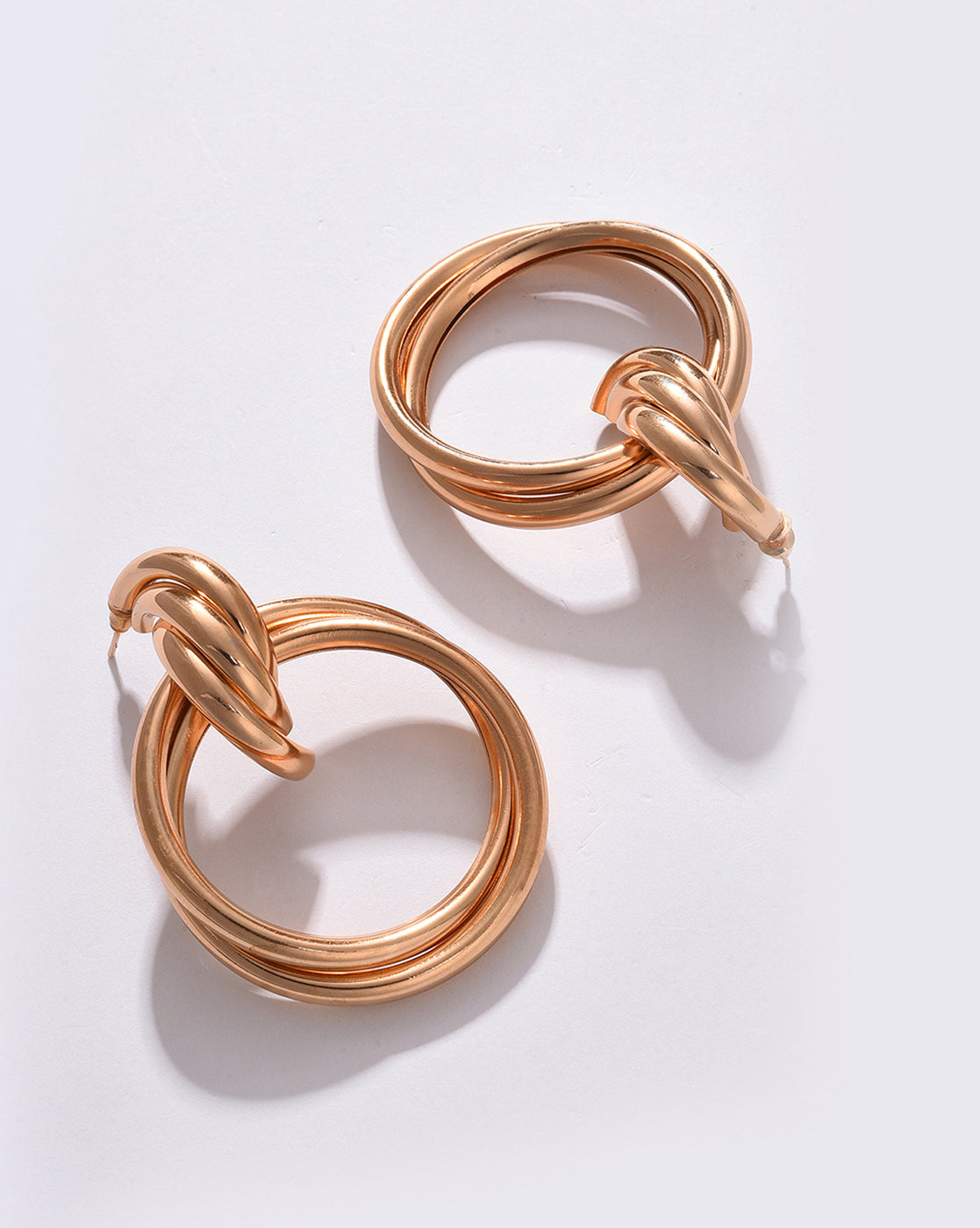 Pack of 2 Gold Plated Designer Drop Earring