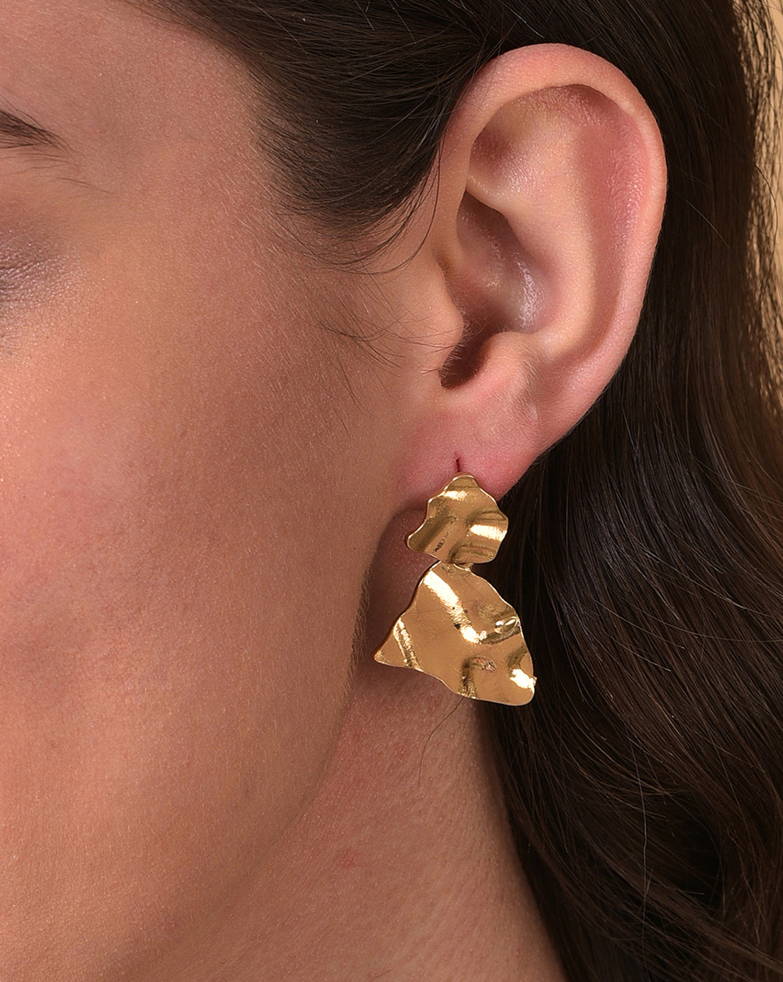 Pack of 12 Gold Plated Designer Stud