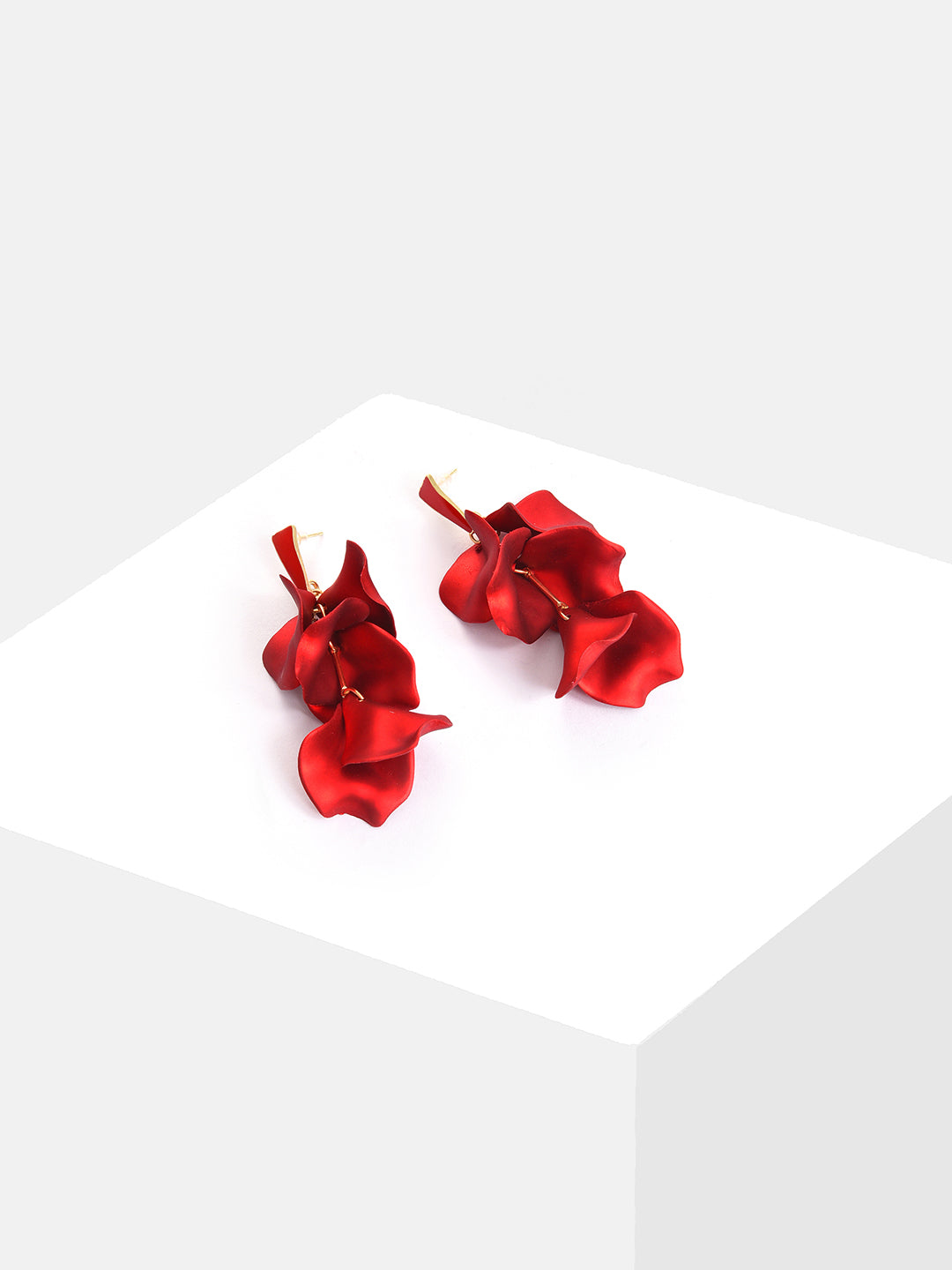 Gold Plated Designer Drop Earring