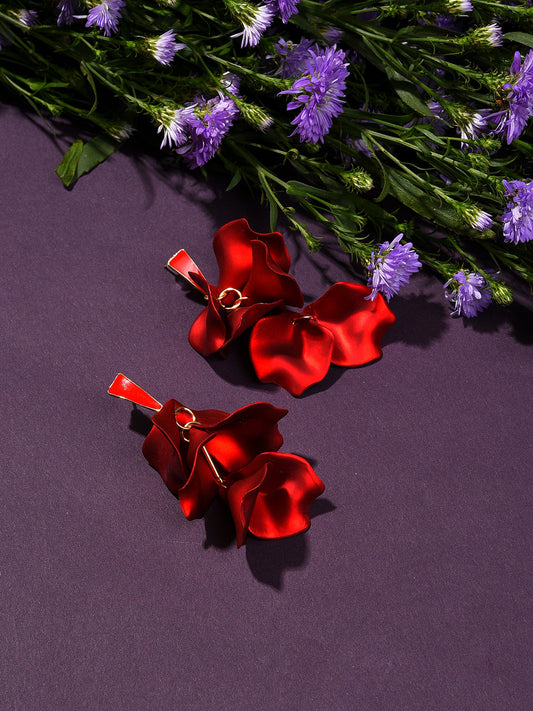 Gold Plated Designer Drop Earring