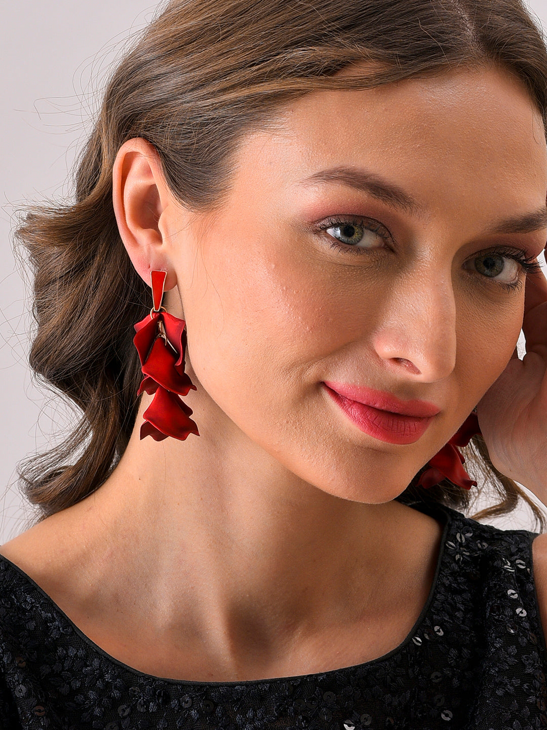 Gold Plated Designer Drop Earring