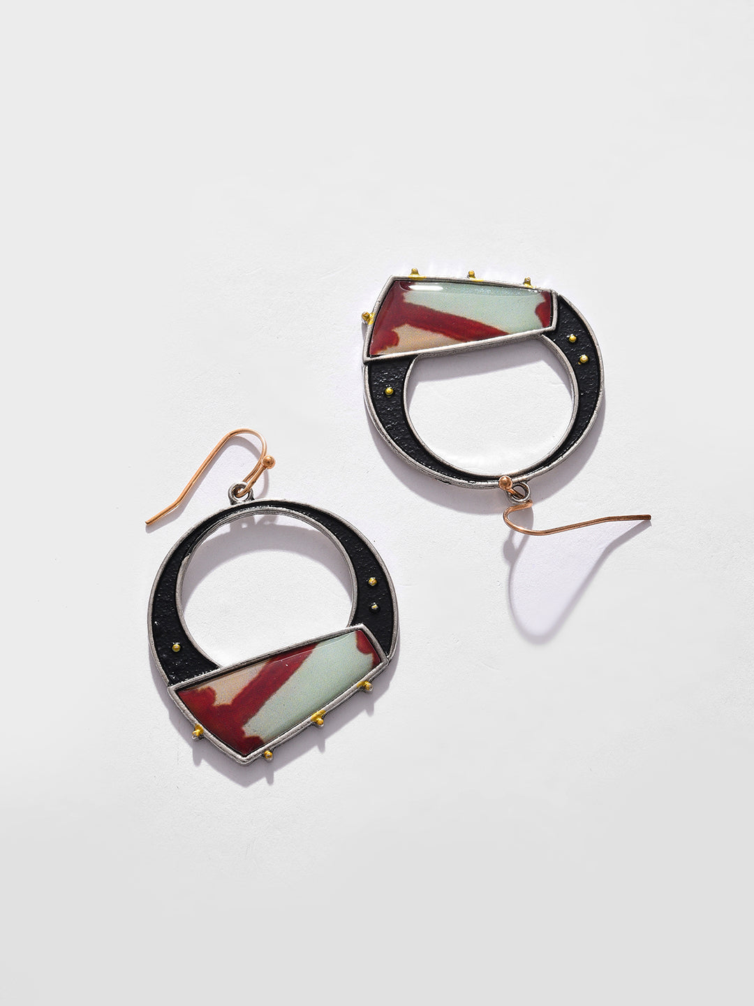Gold Plated Designer Drop Earrings