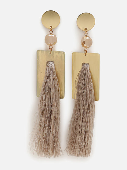 Gold Plated Designer Drop Earring