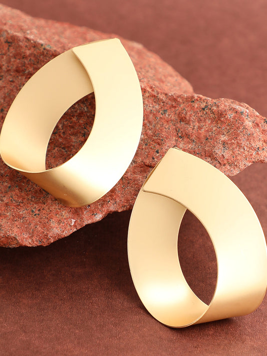 Gold Plated Designer Drop Earring