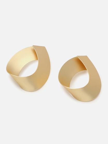 Gold Plated Designer Drop Earring