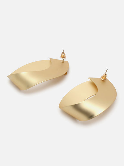 Gold Plated Designer Drop Earring