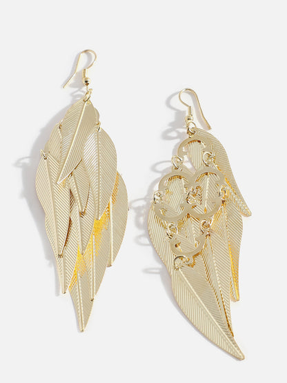 Gold Plated Designer Drop Earring