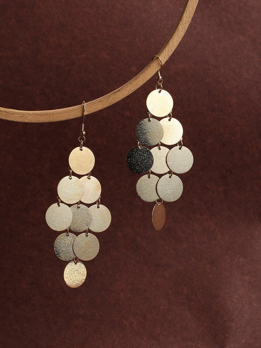 Gold Plated Designer Drop Earring