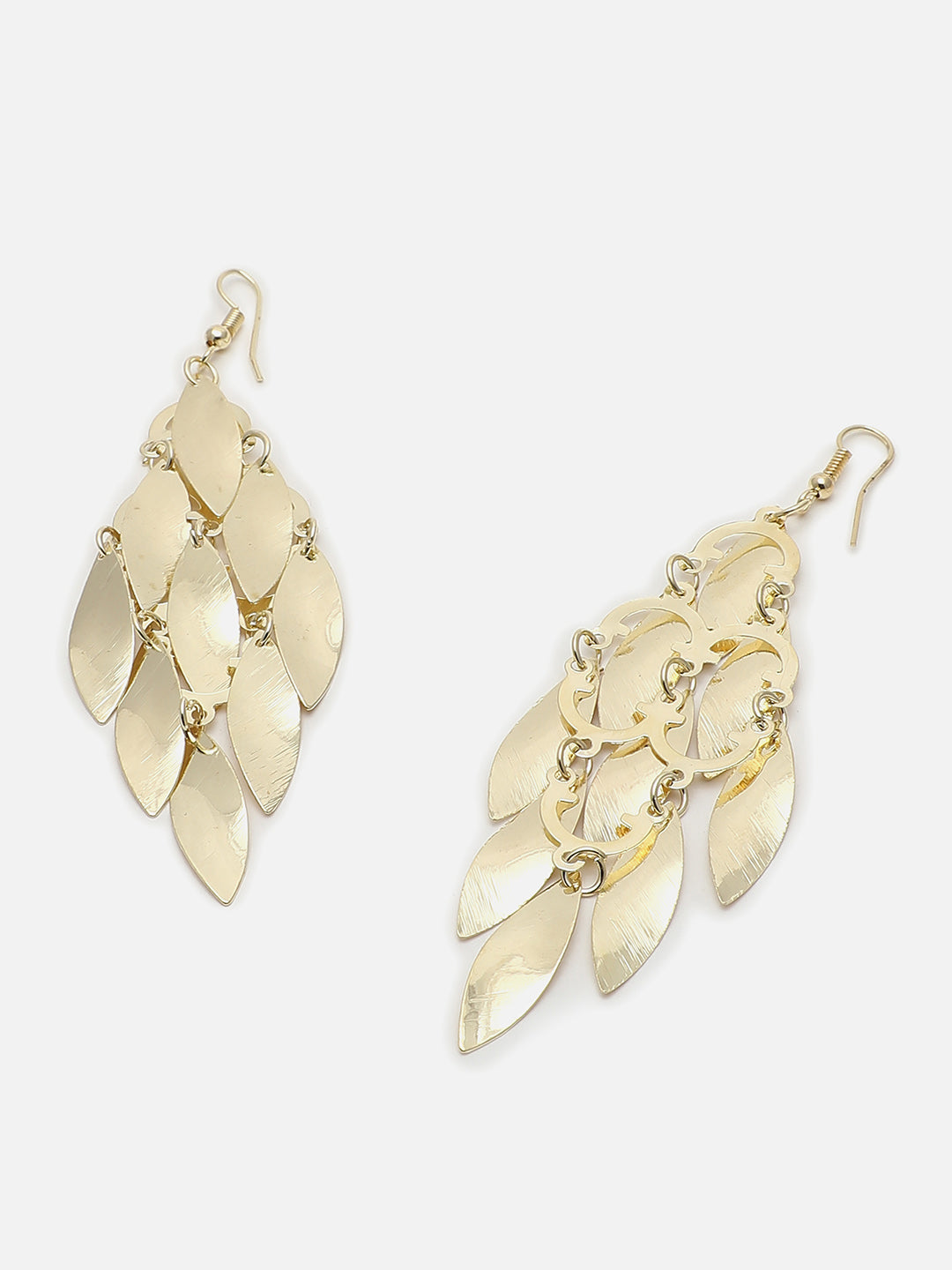 Gold Plated Designer Drop Earring