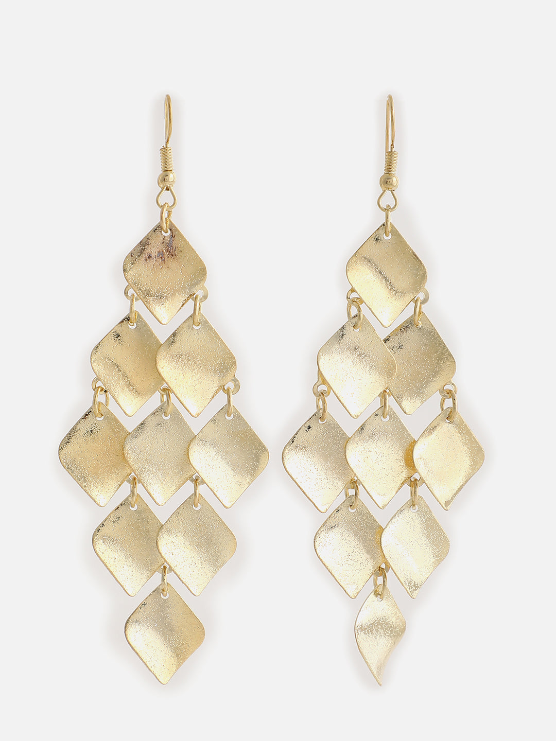 Gold Plated Designer Drop Earring
