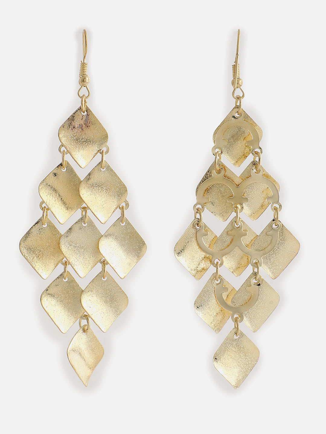 Gold Plated Designer Drop Earring