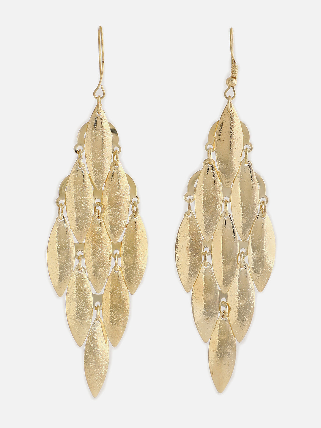Gold Plated Designer Drop Earring