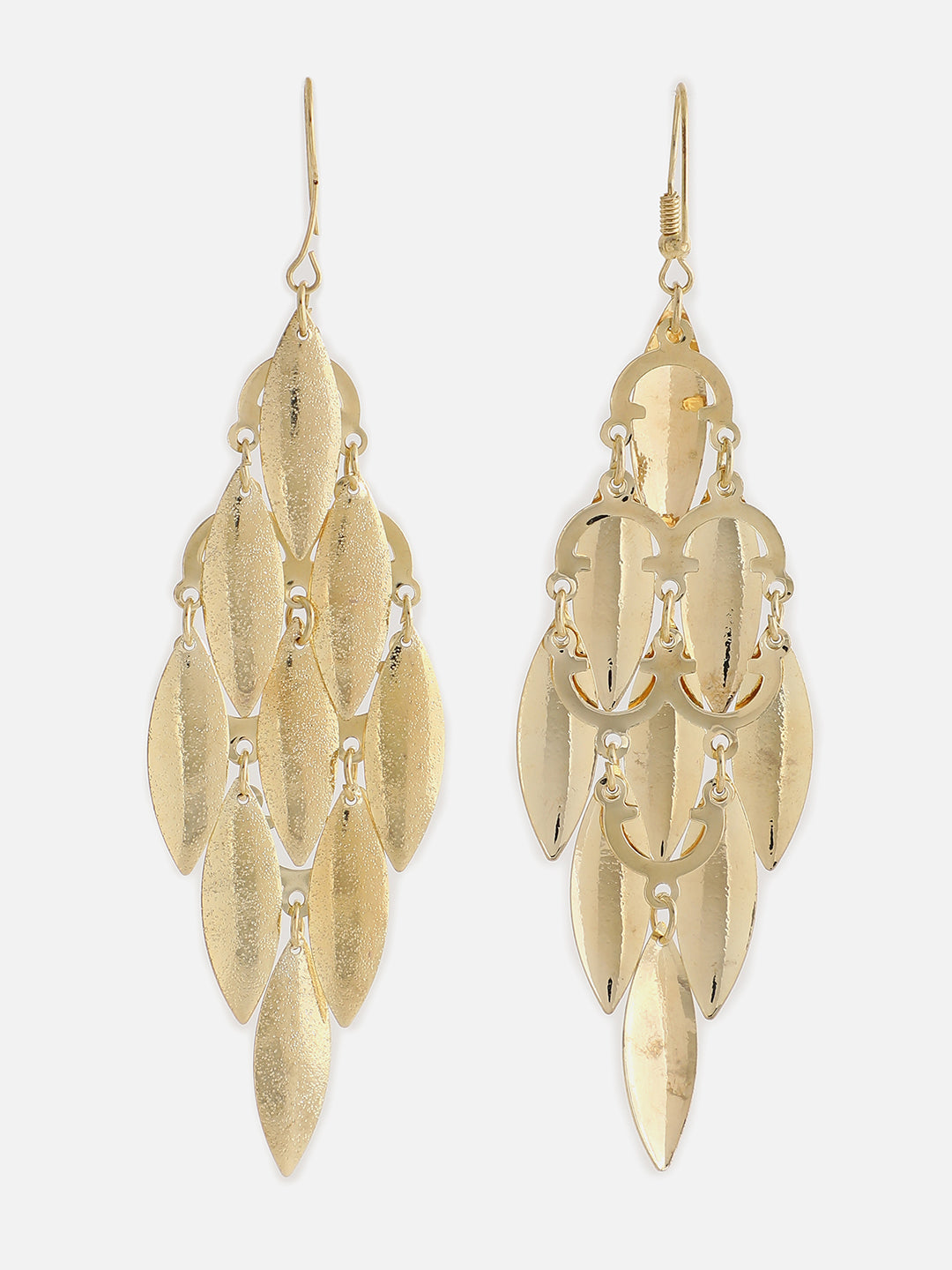 Gold Plated Designer Drop Earring