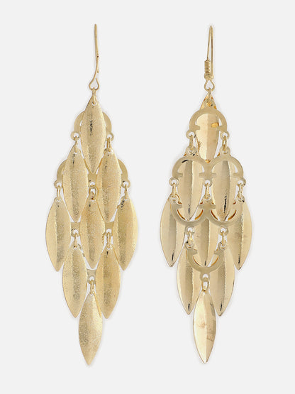 Gold Plated Designer Drop Earring
