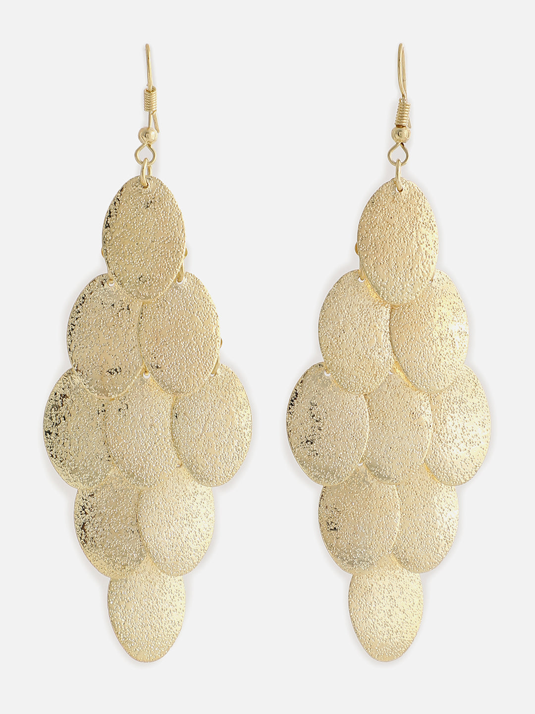 Gold Plated Designer Drop Earring