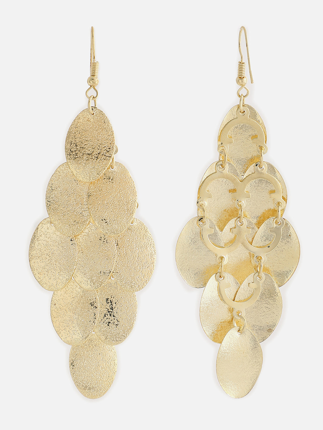 Gold Plated Designer Drop Earring