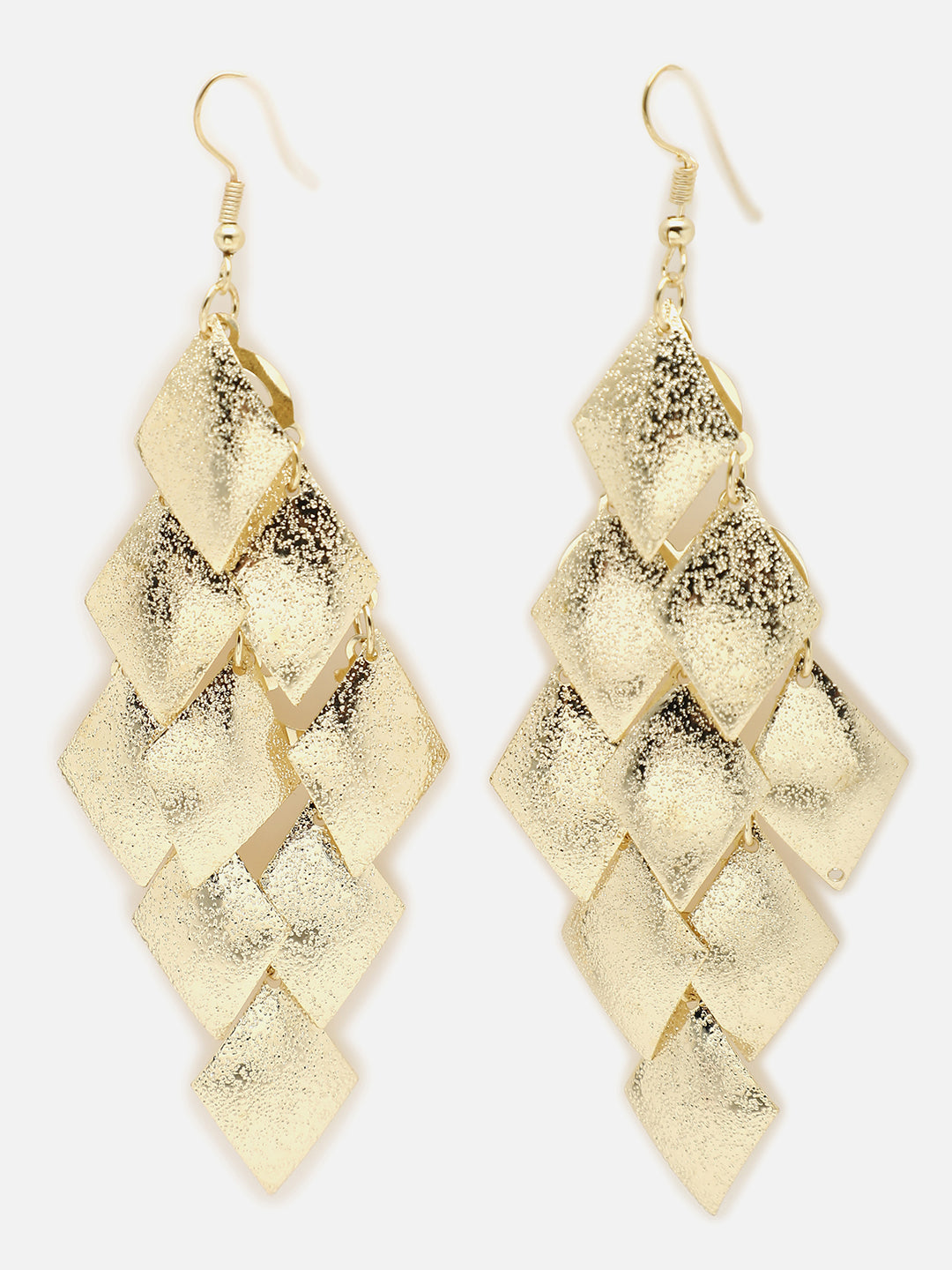 Gold Plated Designer Drop Earring