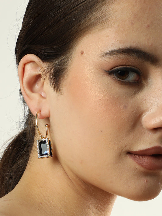 Gold Plated Designer Drop Earring