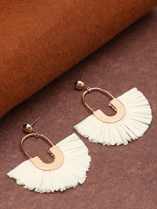 Gold Plated Designer Drop Earring