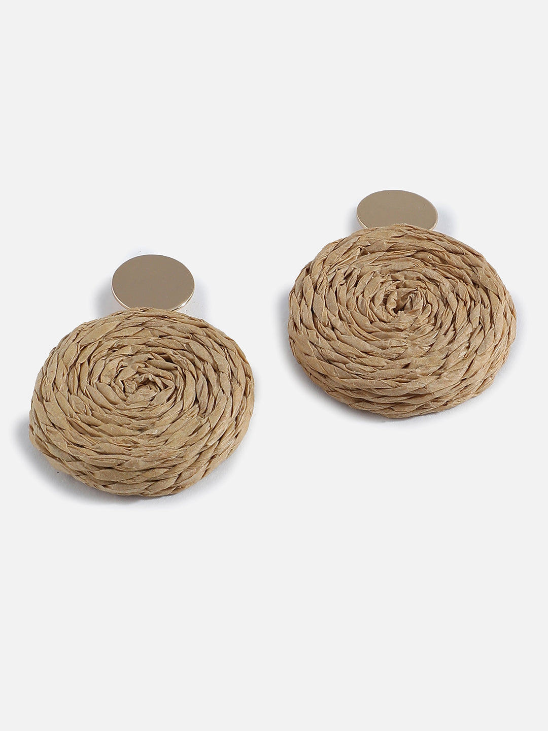 Gold Plated Beaded Drop Earring