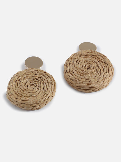 Gold Plated Beaded Drop Earring