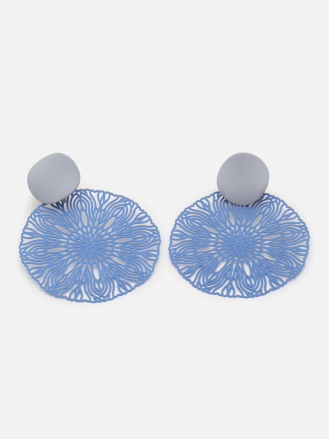 Gold Plated Designer Stone Drop Earring