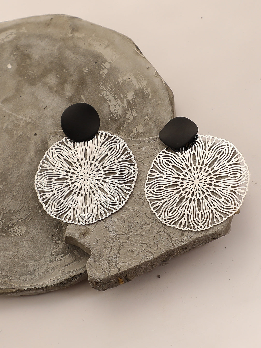 Gold Plated Designer Stone Drop Earring