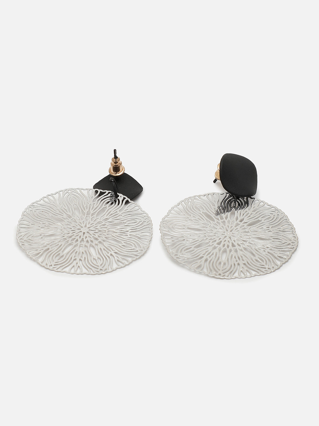 Gold Plated Designer Stone Drop Earring