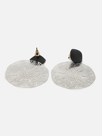 Gold Plated Designer Stone Drop Earring