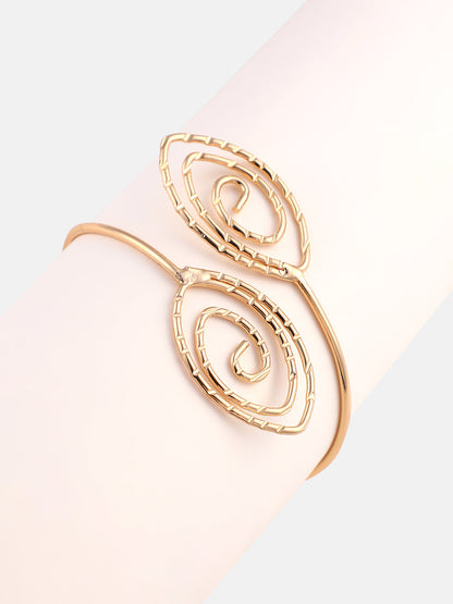 The Swirl Statement Armlet - California Gold-SOHIAR6198