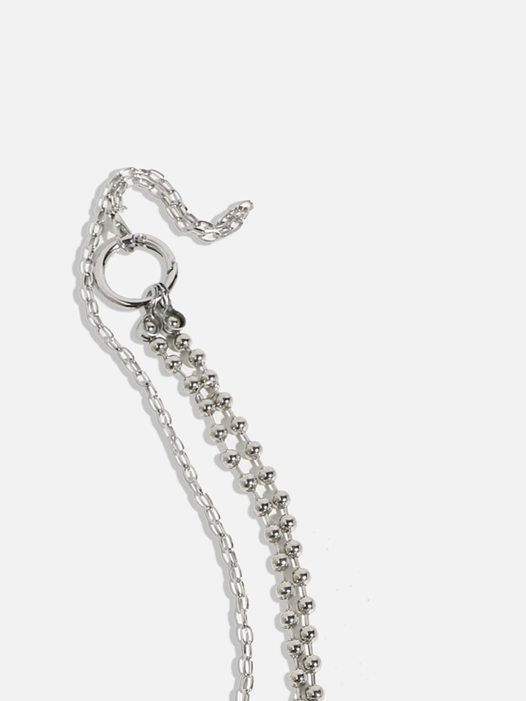 Silver-Plated Pearl Necklace
