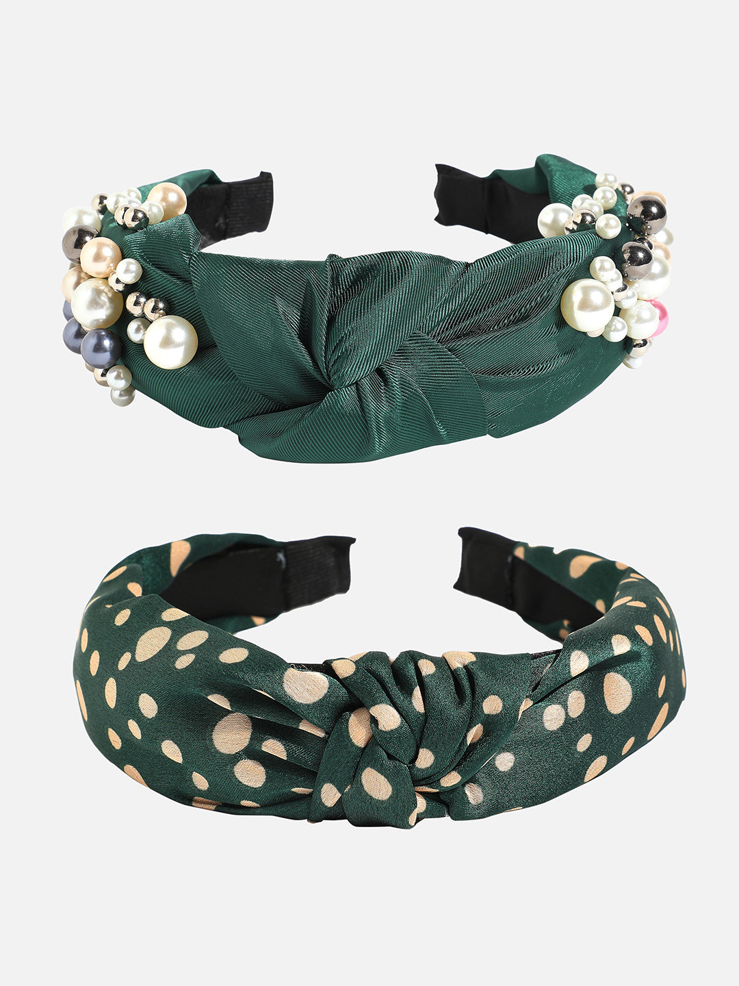 Set of 2 Beaded Hairband