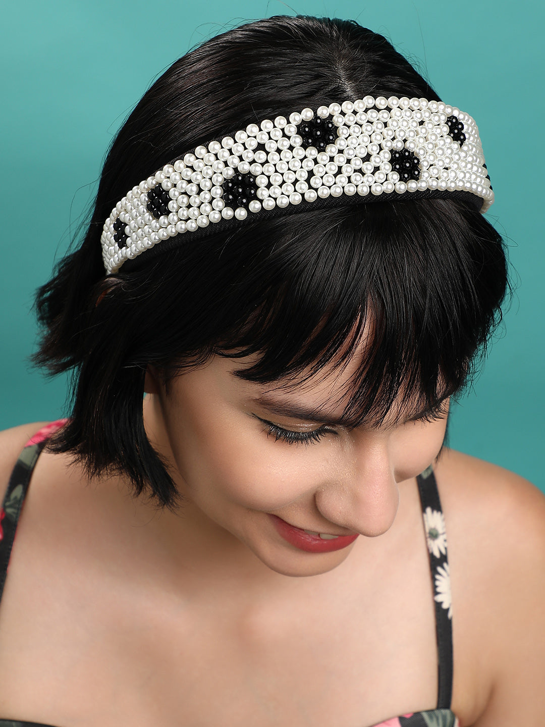 Set of 2 Beaded Hairband