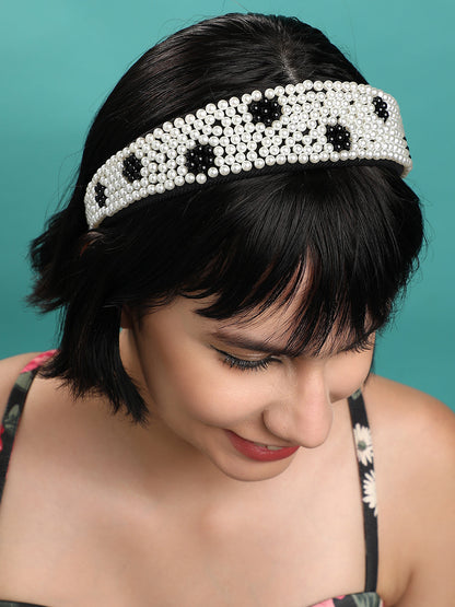 Set of 2 Beaded Hairband