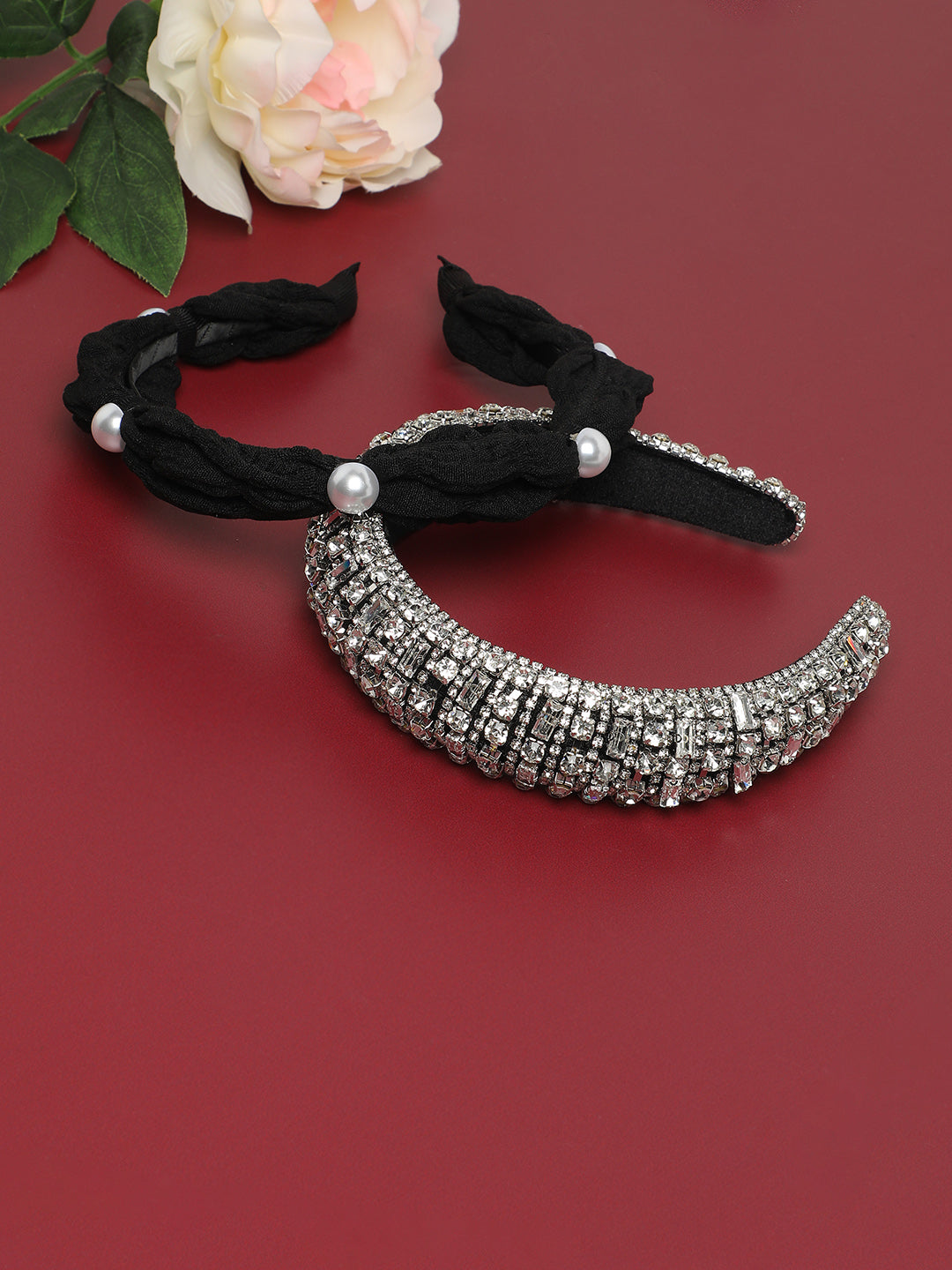 Set of 2 Embellished Hairbands