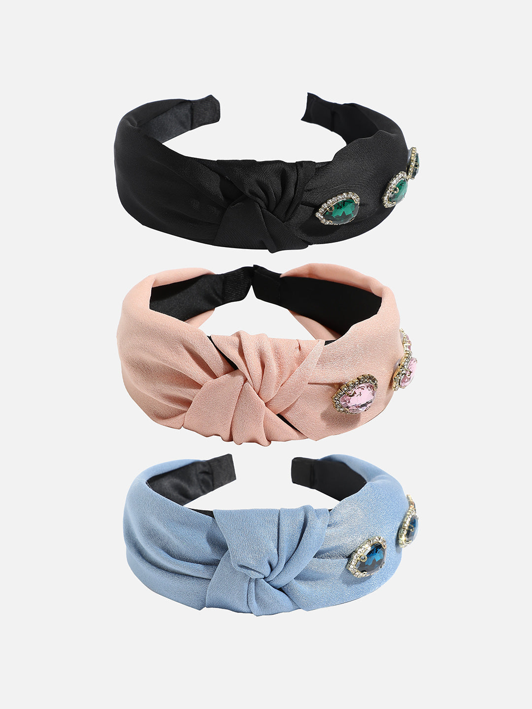 Fashionistas Finest Set of 3 Embellished Hairband