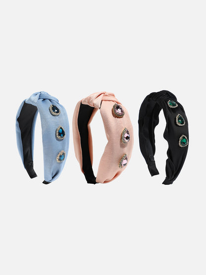 Fashionistas Finest Set of 3 Embellished Hairband