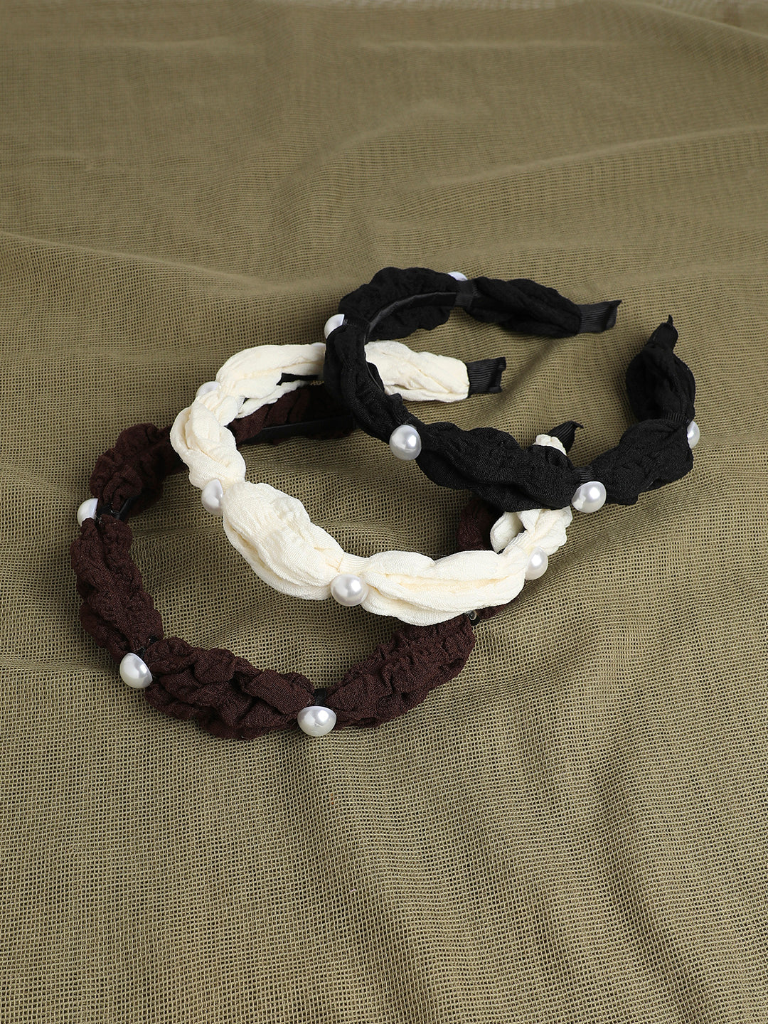 Set of 3 Embellished Hairband
