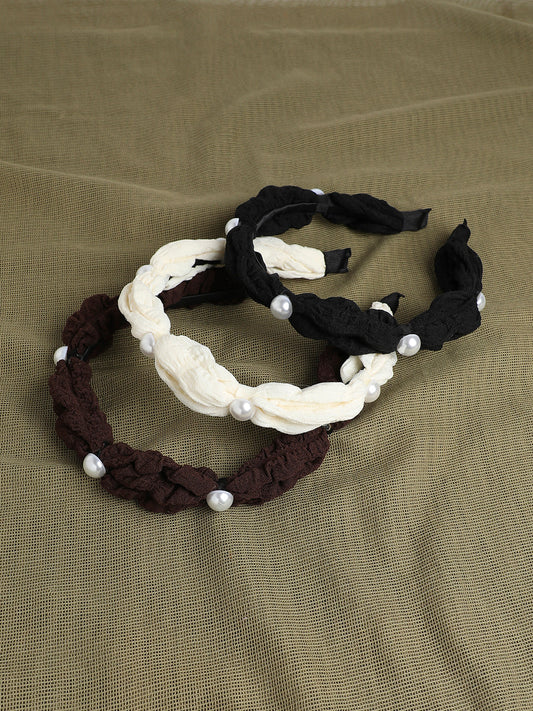 Set of 3 Embellished Hairband