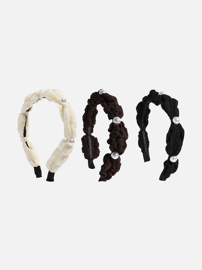 Set of 3 Embellished Hairband