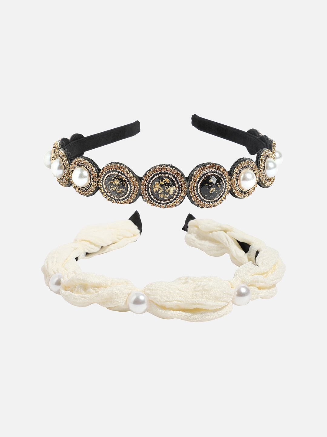 Set of 2 Embellished Hairband
