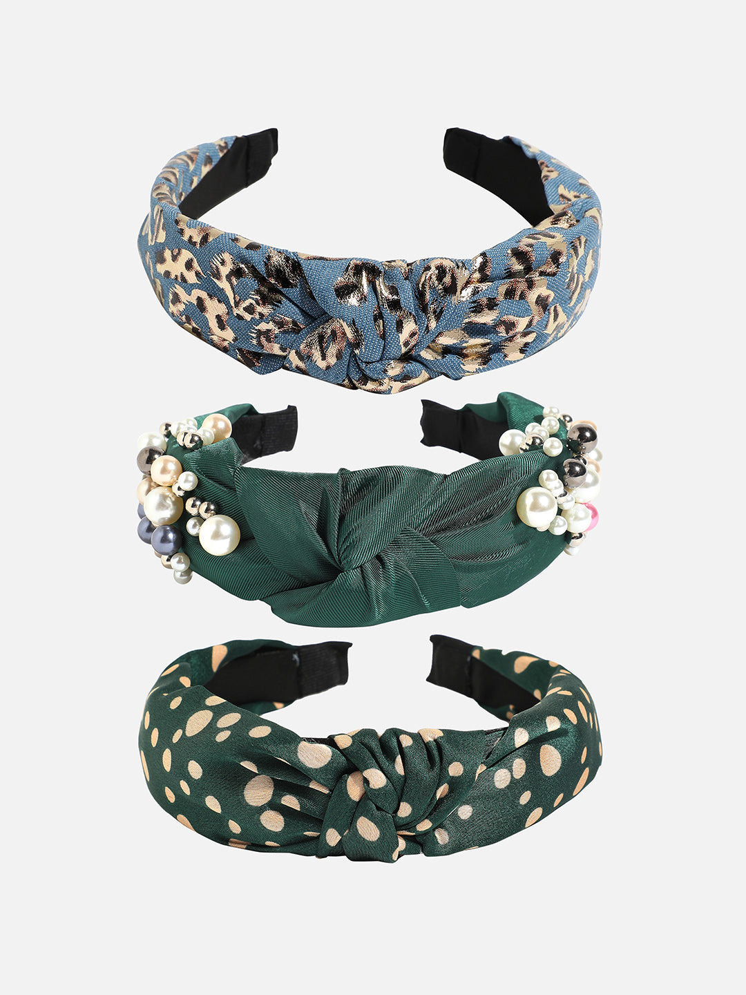 Set of 3 Embellished Hairband