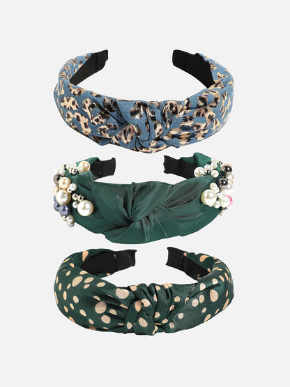 Set of 3 Embellished Hairband
