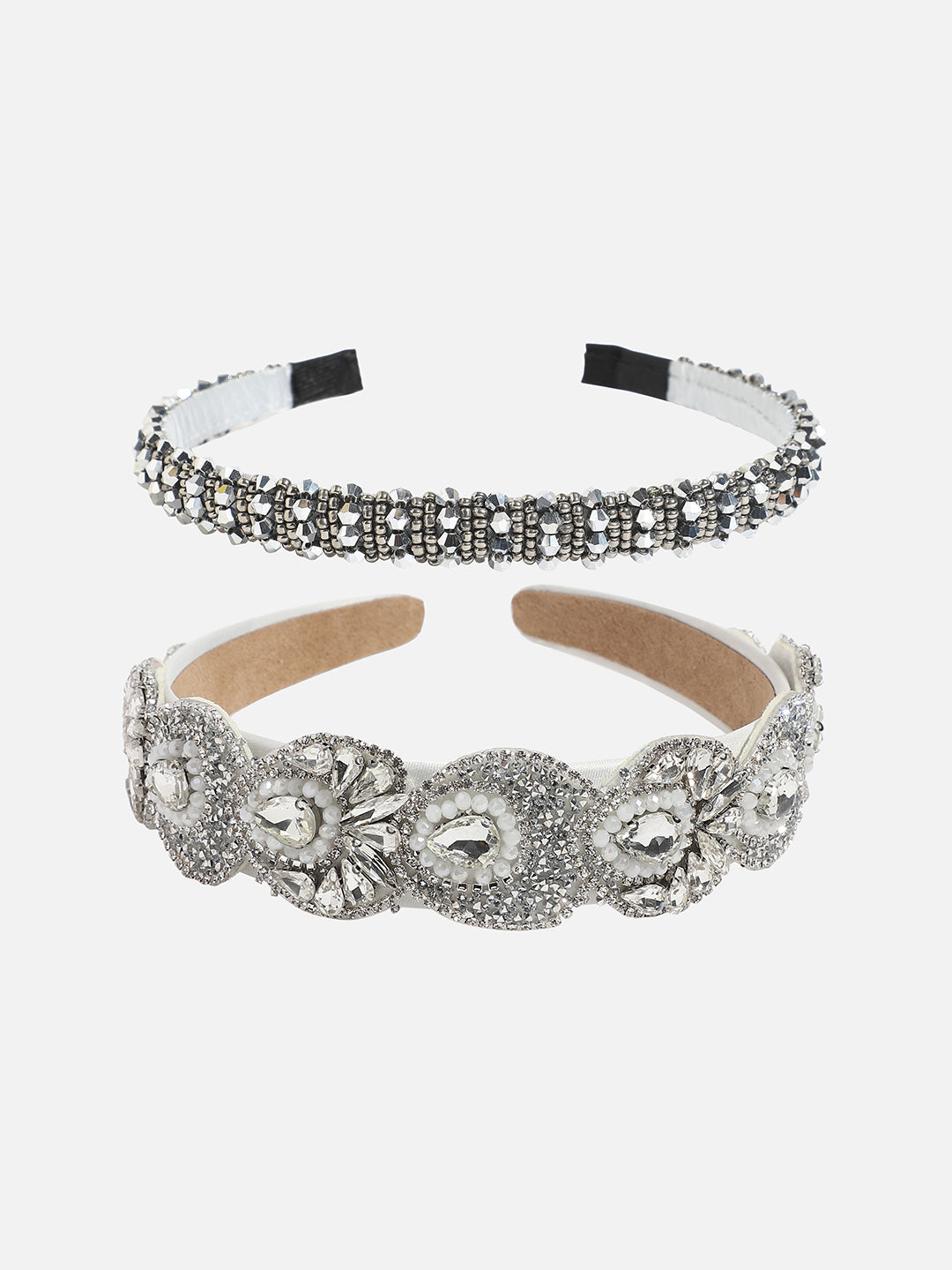 Elegant Adornments Set of 2 Embellished Hairband