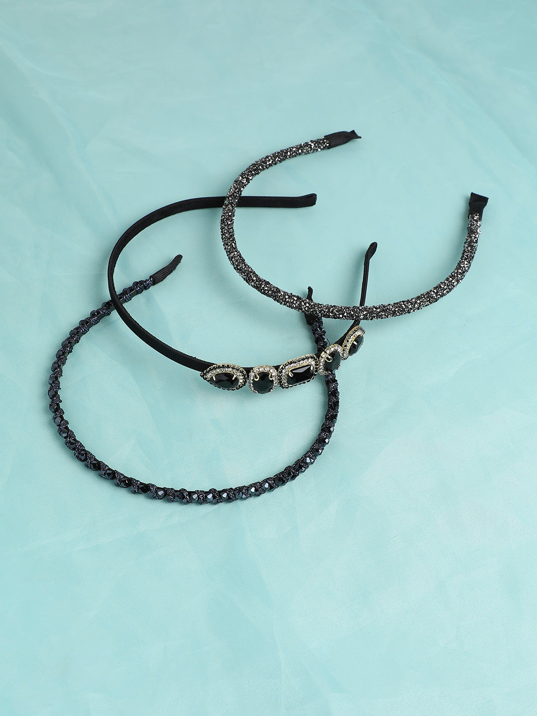 Set of 3 Embellished Hairband