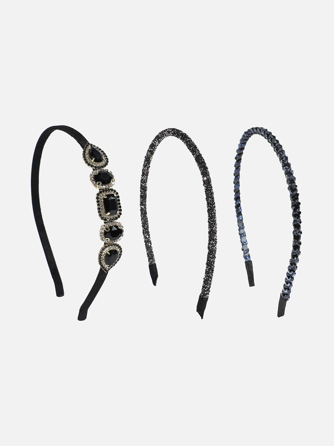 Set of 3 Embellished Hairband
